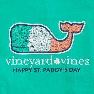 Rare Men's Vineyard Vines "Green Clover Whale" Tee